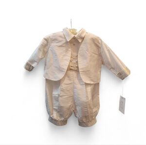24hr Sale Boutique - Cassiani - Classic Ivory Boys' Matching Set - Formal Outfit